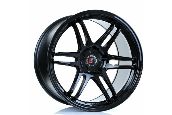 2FORGE ZF5 | 5X100 | 18x11 | ET 15 TO 50 | 76 | GLOSS BLACK
