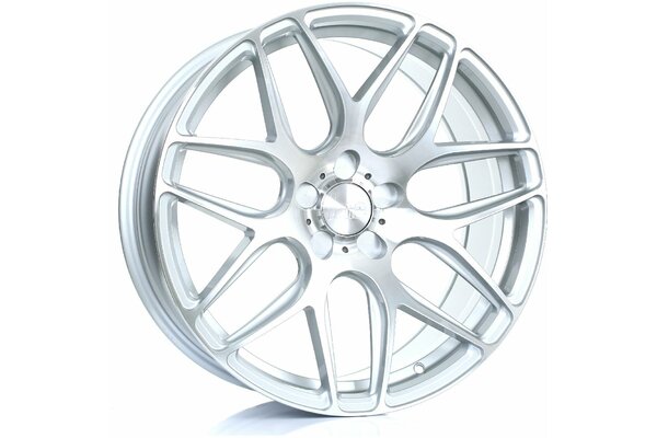 BOLA B8R | 5X100 | 19x8,5 | ET 25 TO 45 | 76 | SILVER POLISHED FACE