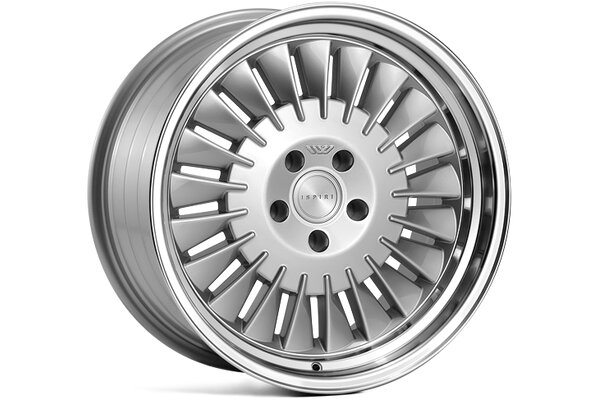 Ispiri Wheels CSR1D|18x9.5|5x100|ET35|PURE-SILVER|LEFT-DOUBLE-STEPPED-LIP