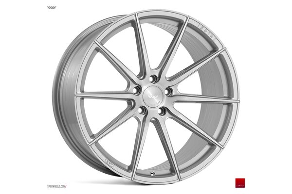 Ispiri Wheels FFR1|20x10.5|5x112|ET43|PURE-SILVER-BRUSHED|DEEP-CONCAVE