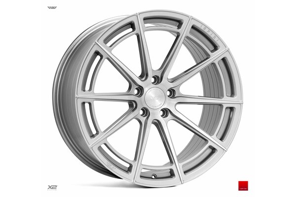 Ispiri Wheels FFR2|20x10.5|5x112|ET42|PURE-SILVER-BRUSHED|DEEP-CONCAVE